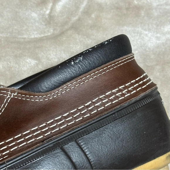 L.L. Bean Waterproof, Mud proof Gum sole Lace Up Bean Boots Shoes Size 10 N - Picture 8 of 14